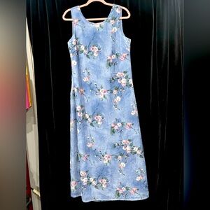 Vintage Floral Maxi Dress